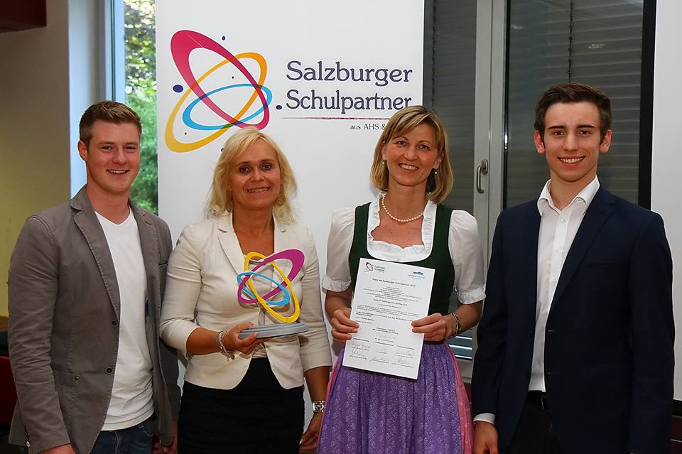 Preis der Salzburger Schulpartner geht an--Bild-Nr. 1