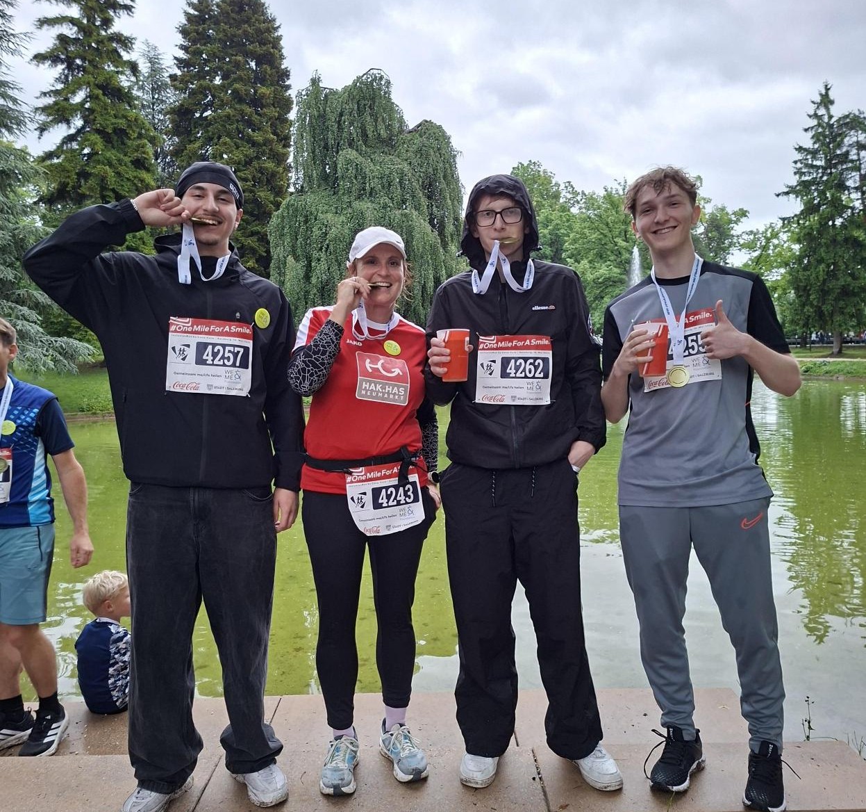 HAK Neumarkt beim "Inclusion Run" im Salzburger Volksgarten--Bild-Nr. 6